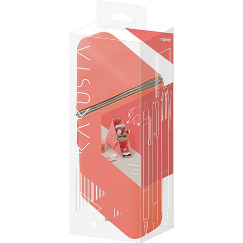 Kakusta Portalápices Portátil Rosa Coral