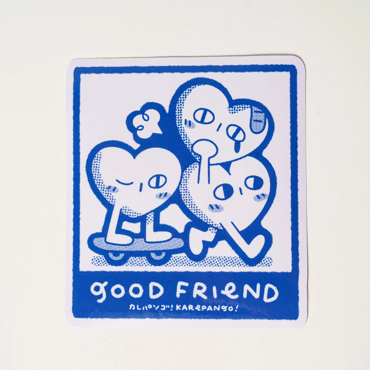 8 classic Karepango stickers, with an average of 100mm dimensions. 