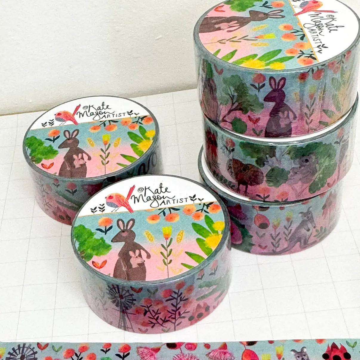 Kate Mason Australian Flora & Fauna Washi Tape