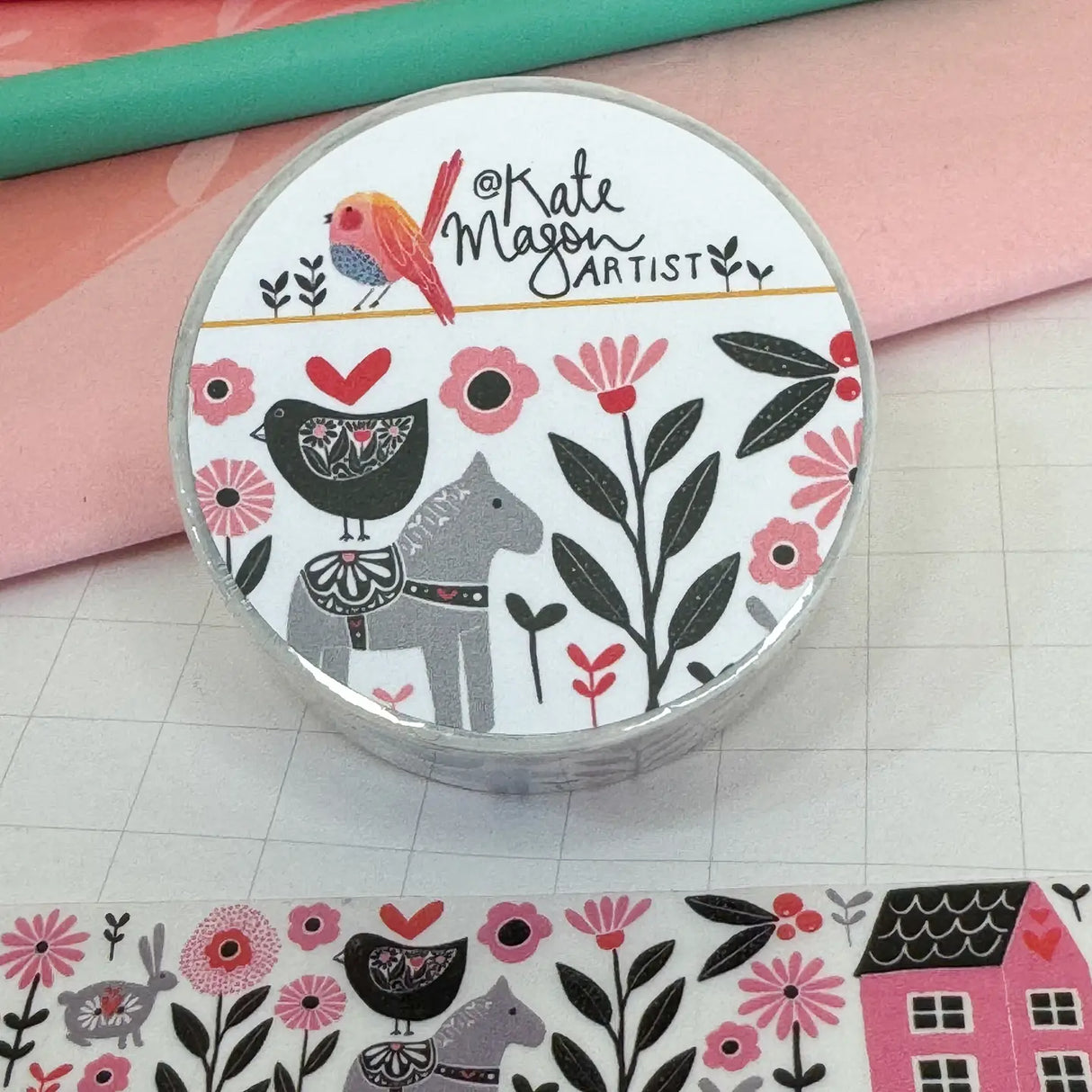 Kate Mason Farmhouse Scene Scandi Washi Tape
