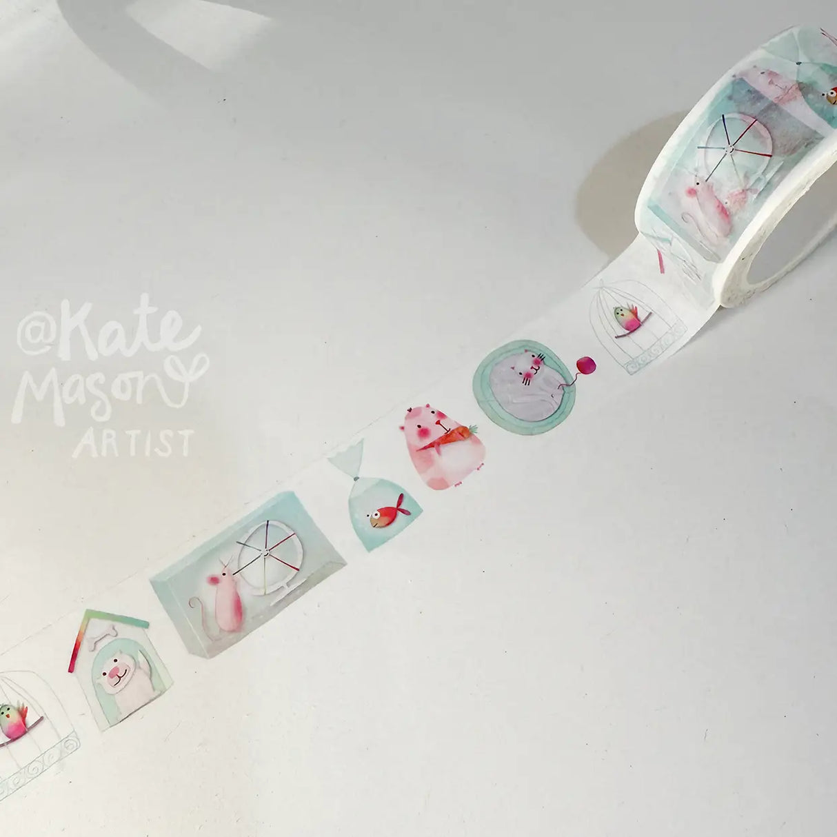 Kate Mason Tiny Pets Pattern Washi Tape