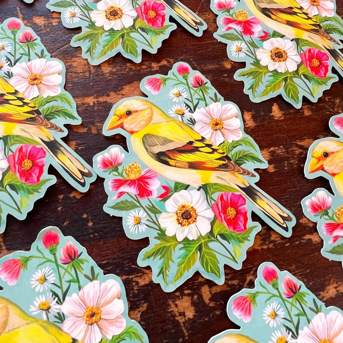 Adorn your laptop, notebook, car, or just about anything that might need a little extra beauty!
This die-cut, matte sticker measures approx 3"x4″ and is printed at the highest quality!