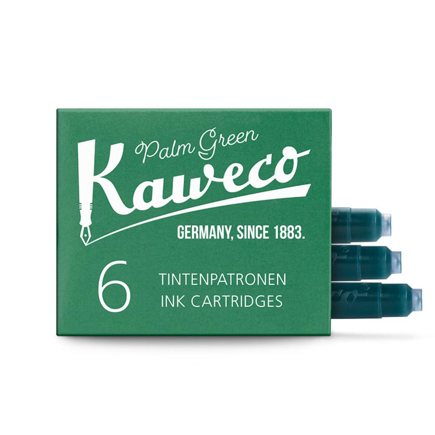 Kaweco Ink Cartridges 6-Pack Palm Green
