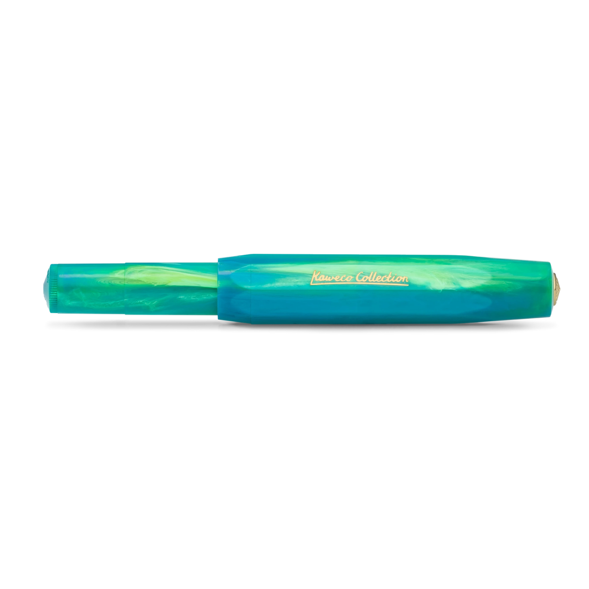 Kaweco COLLECTION Fountain Pen - Marble Ocean
Explore the depths of the world's oceans
Get ready to go on a treasure hunt with our new Kaweco Collection fountain pen. The Marble Ocean combines the dynamic shades of green and blue with flowing lightness, which reflect the variety of colours of the ocean. From crystal clear, turquoise waters, deep blue seabed and even fluorescent flora and fauna, the Kaweco Collection Marble Ocean finds a stream of inspiration in it.