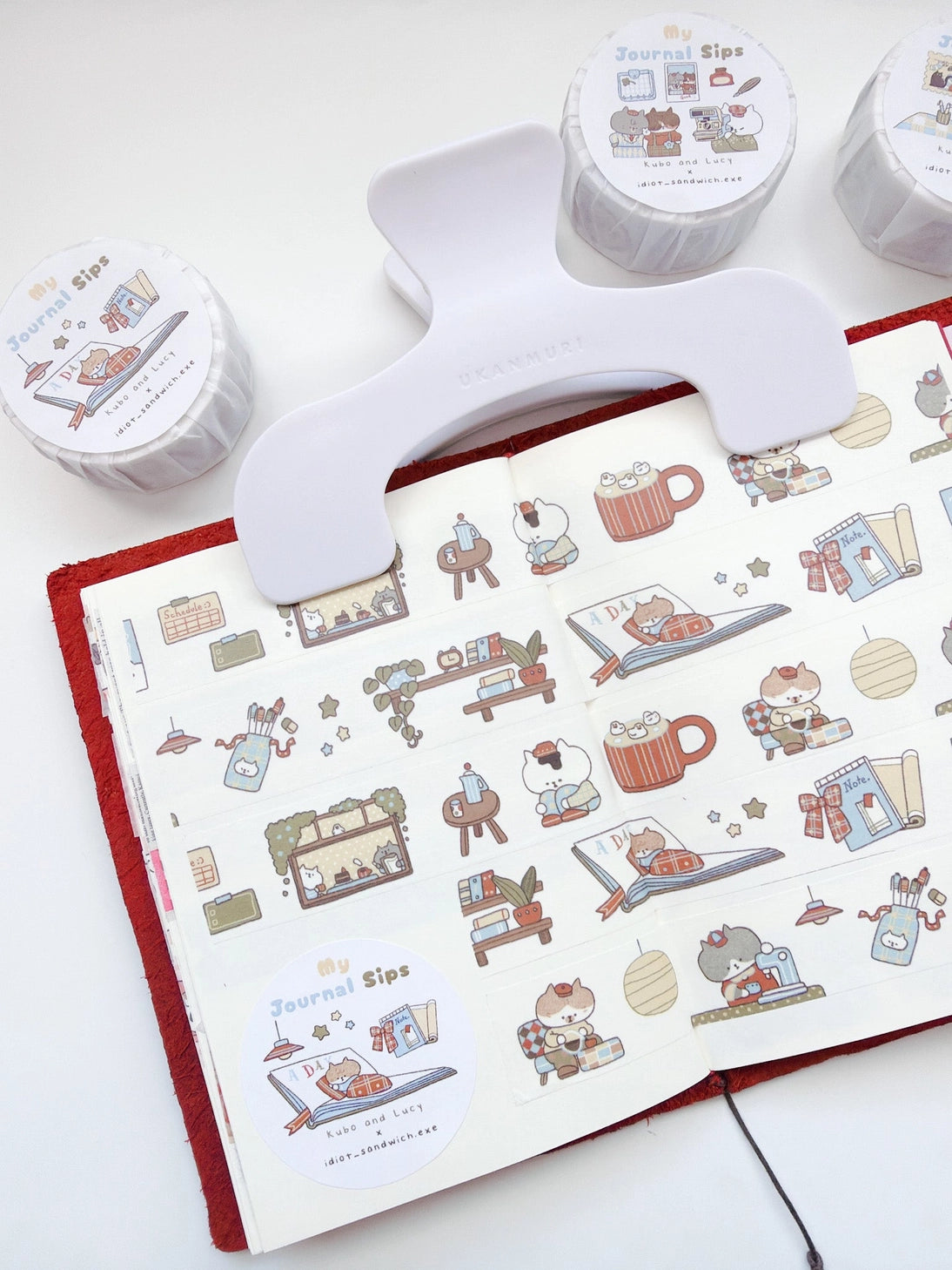 Kuboandlucy X Idiot Sandwich My Journal Sips V.1 (Cafe Journaling) Washi Tape
20mm Japanese Washi Tape
Exclusive collaboration with Idiot Sandwich
Perfect for all planners, journals or add a little personality to your letters or gift wrapping