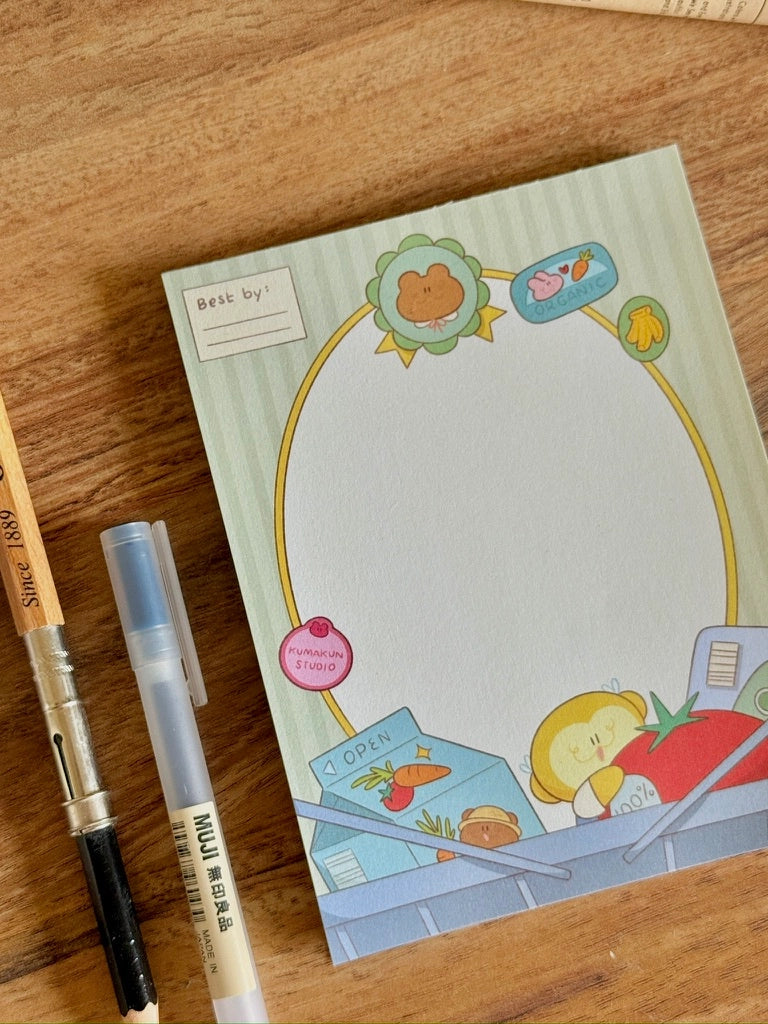 Perfect for notes or small lists
Sturdy paper for your inky pens :)
Size: 4.25” x 5.5” inches