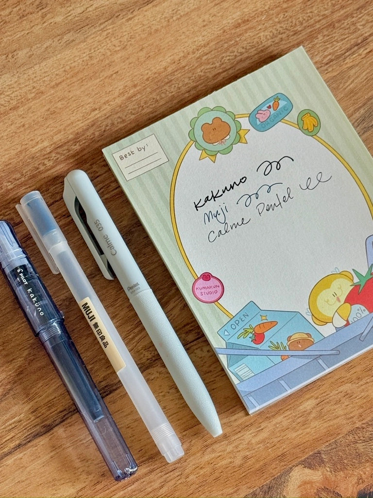 Perfect for notes or small lists
Sturdy paper for your inky pens :)
Size: 4.25” x 5.5” inches