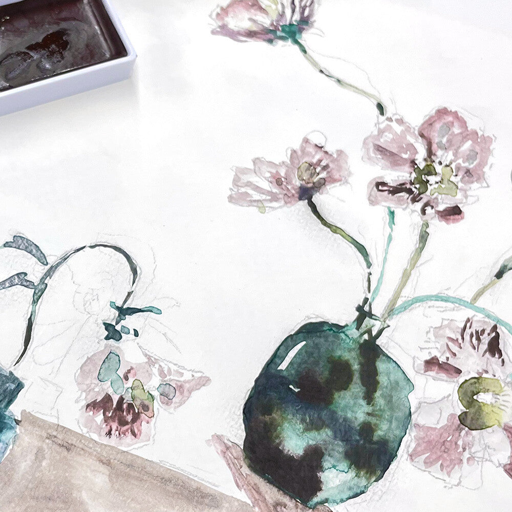 Colores de grafito de acuarela Kuretake Gansai Tambi