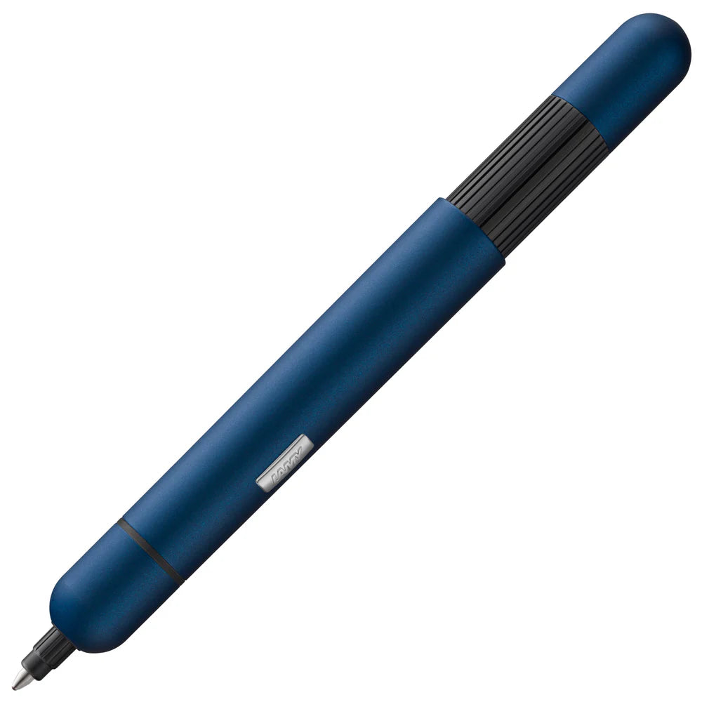 LAMY Pico Ballpoint Pen - Imperial Blue
Innovative pocket pen full of transformative power.
The LAMY pico reaches unimagined greatness under pressure: the innovative pocket pen transforms into a full-size biro with just one finger movement thanks to an ingenious double push mechanism inside. Strikingly different and surprising, it brings a piece of innovation to even the smallest pencil case or even trouser pocket as a handy everyday companion.
Matte dark blue lacquer finish with 1 refill of LAMY M