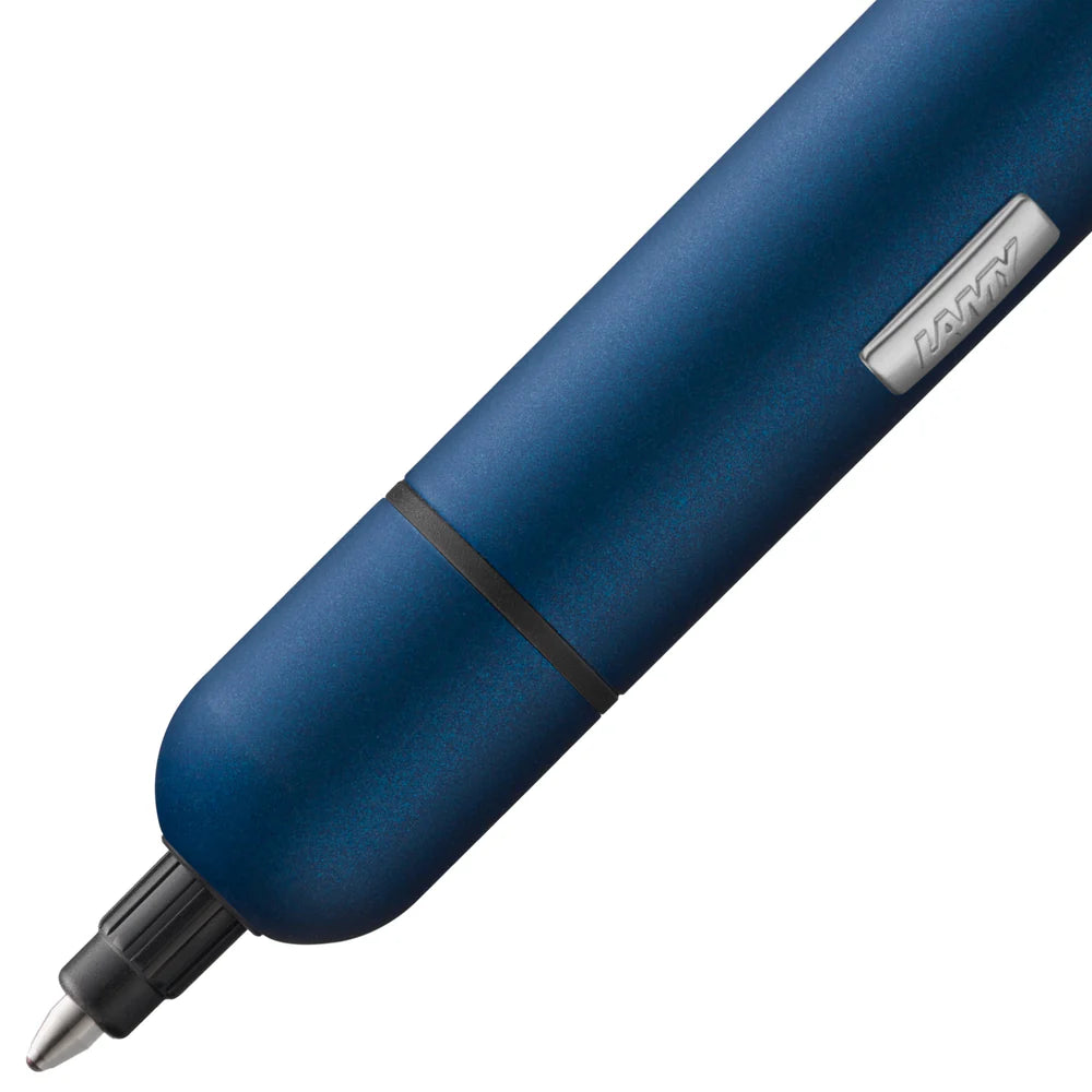 LAMY Pico Ballpoint Pen - Imperial Blue
Innovative pocket pen full of transformative power.
The LAMY pico reaches unimagined greatness under pressure: the innovative pocket pen transforms into a full-size biro with just one finger movement thanks to an ingenious double push mechanism inside. Strikingly different and surprising, it brings a piece of innovation to even the smallest pencil case or even trouser pocket as a handy everyday companion.
Matte dark blue lacquer finish with 1 refill of LAMY M