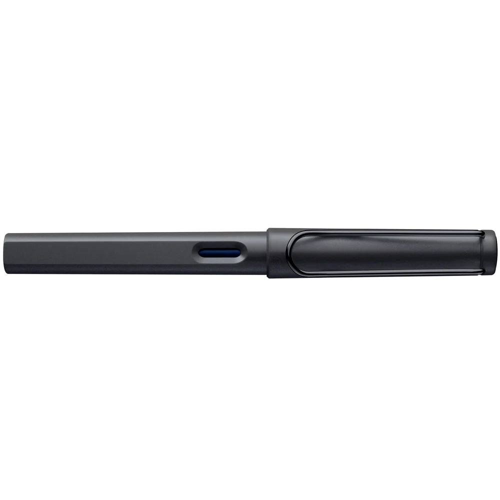 Fountain pen, icon, global success: the LAMY safari has been a beloved classic since its introduction in the 1980s and enjoys a cult status untypical for a writing instrument. Countless colours and ever-changing special editions make hearts beat faster - whether for the pencil case or the carefully curated fountain pen collection.
The LAMY safari is more than the sum of its details: it is aesthetic, robust and individual. The distinctive, self-sprung clip keeps the writing instrument securely fastened in p
