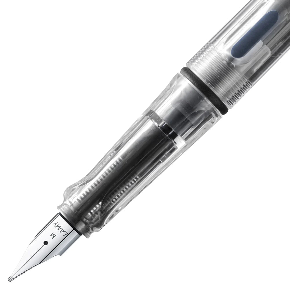 Fountain pen, icon, global success: the LAMY safari has been a beloved classic since its introduction in the 1980s and enjoys a cult status untypical for a writing instrument. Countless colours and ever-changing special editions make hearts beat faster - whether for the pencil case or the carefully curated fountain pen collection.
The LAMY safari is more than the sum of its details: it is aesthetic, robust and individual. The distinctive, self-sprung clip keeps the writing instrument securely fastened in p
