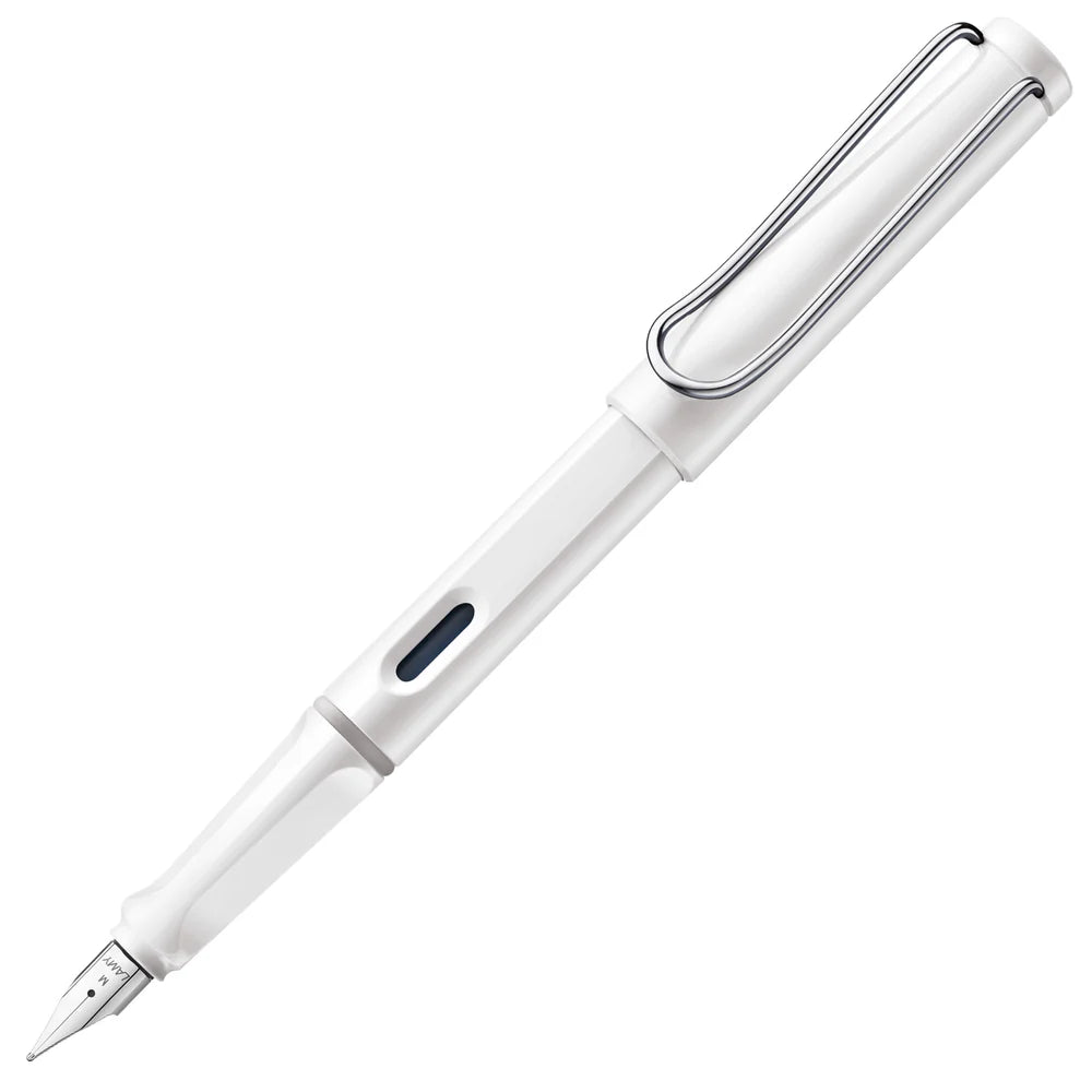 Fountain pen, icon, global success: the LAMY safari has been a beloved classic since its introduction in the 1980s and enjoys a cult status untypical for a writing instrument. Countless colours and ever-changing special editions make hearts beat faster - whether for the pencil case or the carefully curated fountain pen collection.
The LAMY safari is more than the sum of its details: it is aesthetic, robust and individual. The distinctive, self-sprung clip keeps the writing instrument securely fastened in p