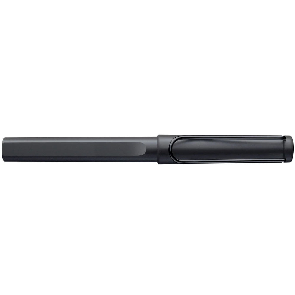 Fountain pen, icon, global success: the LAMY safari has been a beloved classic since its introduction in the 1980s and enjoys a cult status untypical for a writing instrument. Countless colours and ever-changing special editions make hearts beat faster - whether for the pencil case or the carefully curated fountain pen collection.
The LAMY safari is more than the sum of its details: it is aesthetic, robust and individual. The distinctive, self-sprung clip keeps the writing instrument securely fastened in p