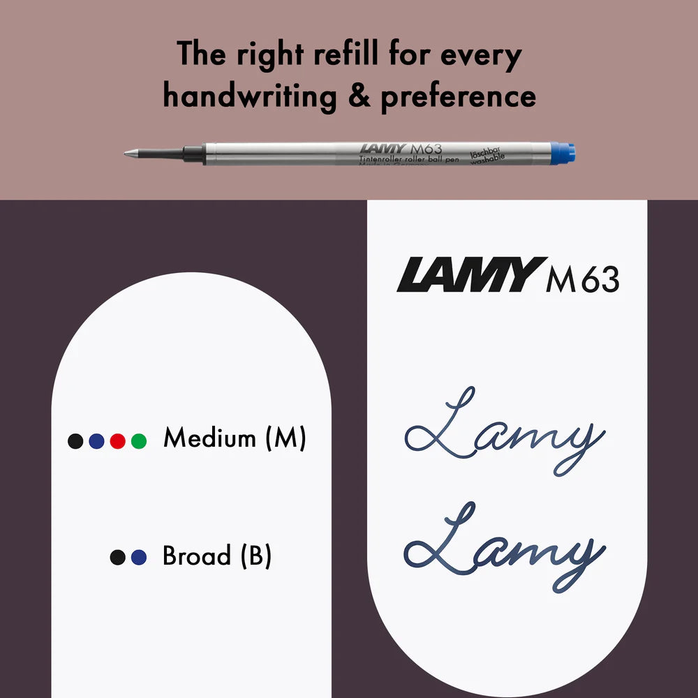 Fountain pen, icon, global success: the LAMY safari has been a beloved classic since its introduction in the 1980s and enjoys a cult status untypical for a writing instrument. Countless colours and ever-changing special editions make hearts beat faster - whether for the pencil case or the carefully curated fountain pen collection.
The LAMY safari is more than the sum of its details: it is aesthetic, robust and individual. The distinctive, self-sprung clip keeps the writing instrument securely fastened in p