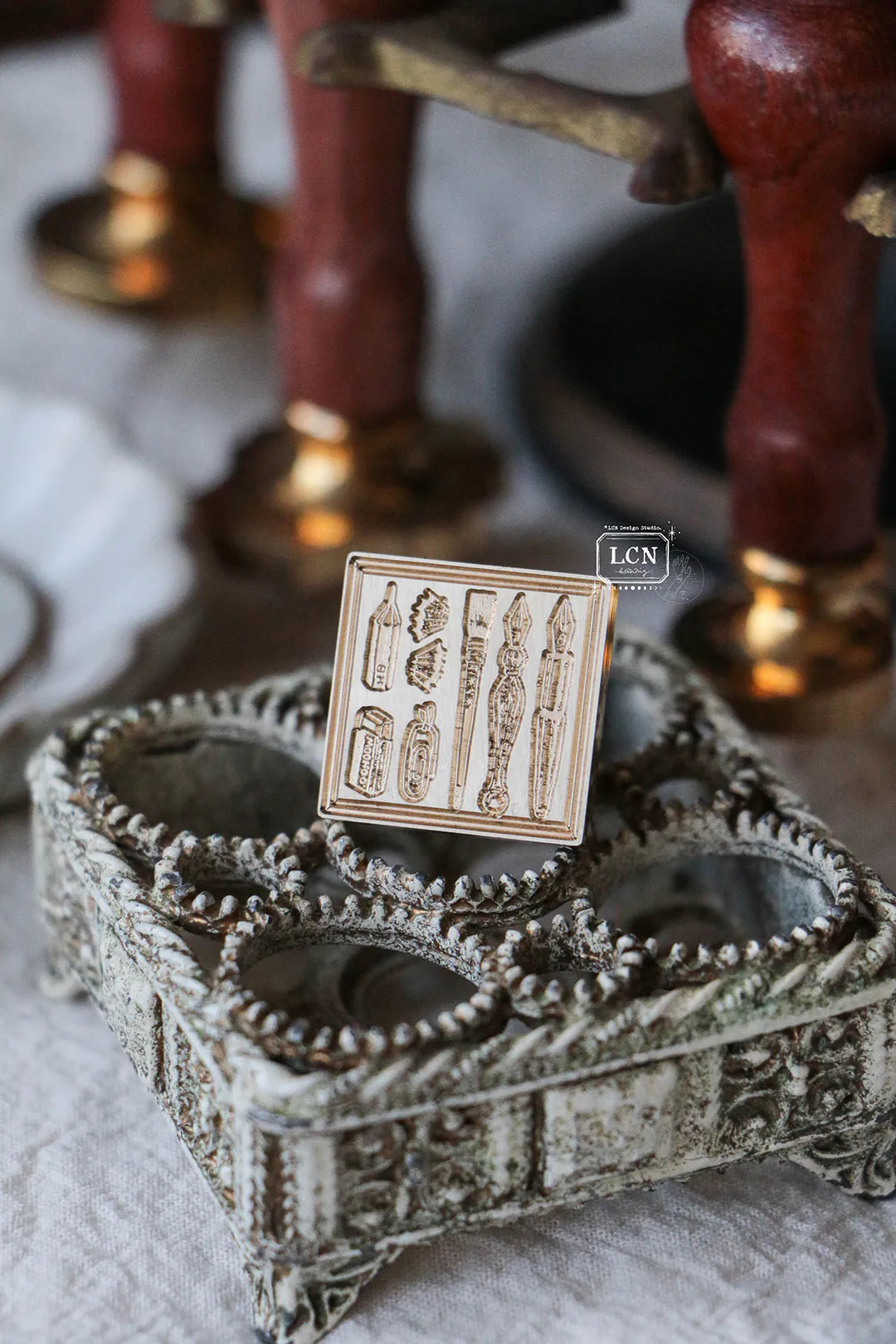 LCN Wax Seal Stamp Set - Stationery Tile 6
