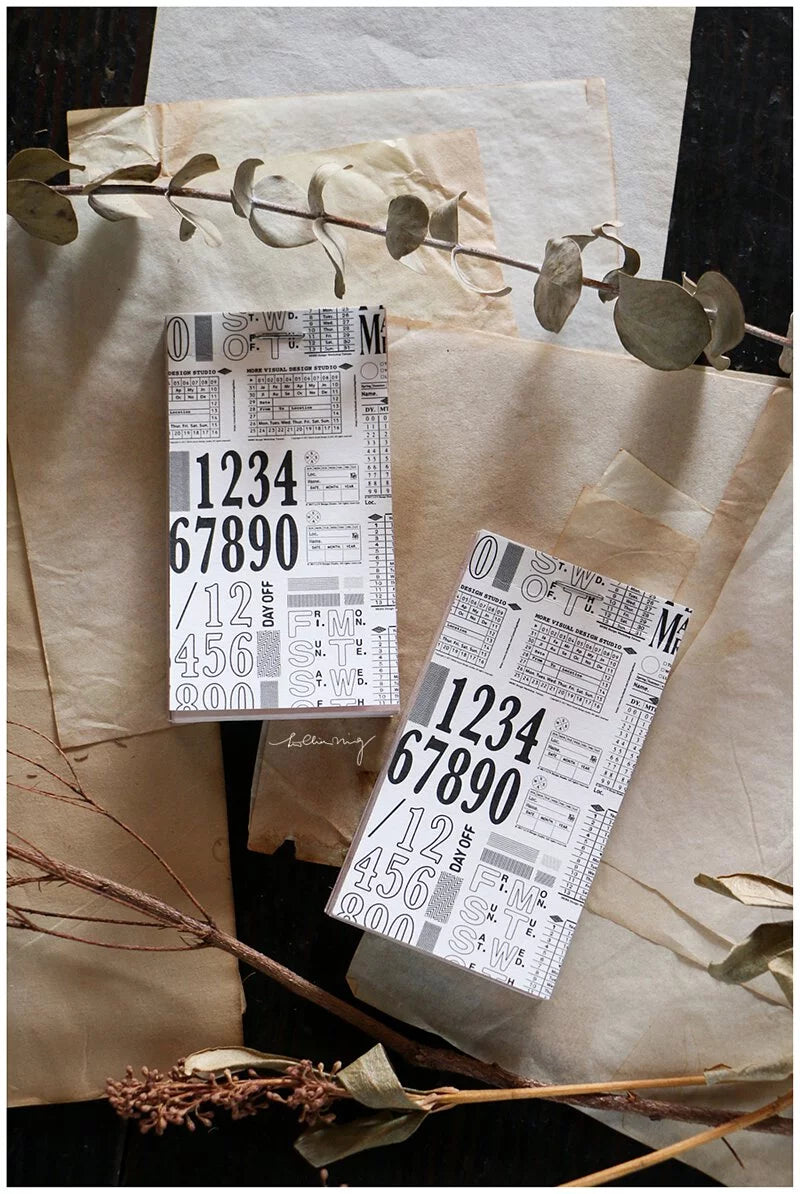 LCN Wooden Stamp - Ticket Stamp Set A