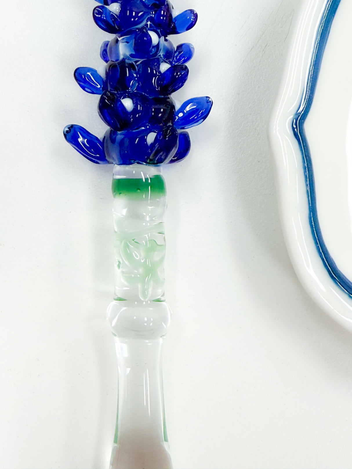 Bluebonnet Flower Glass Pen