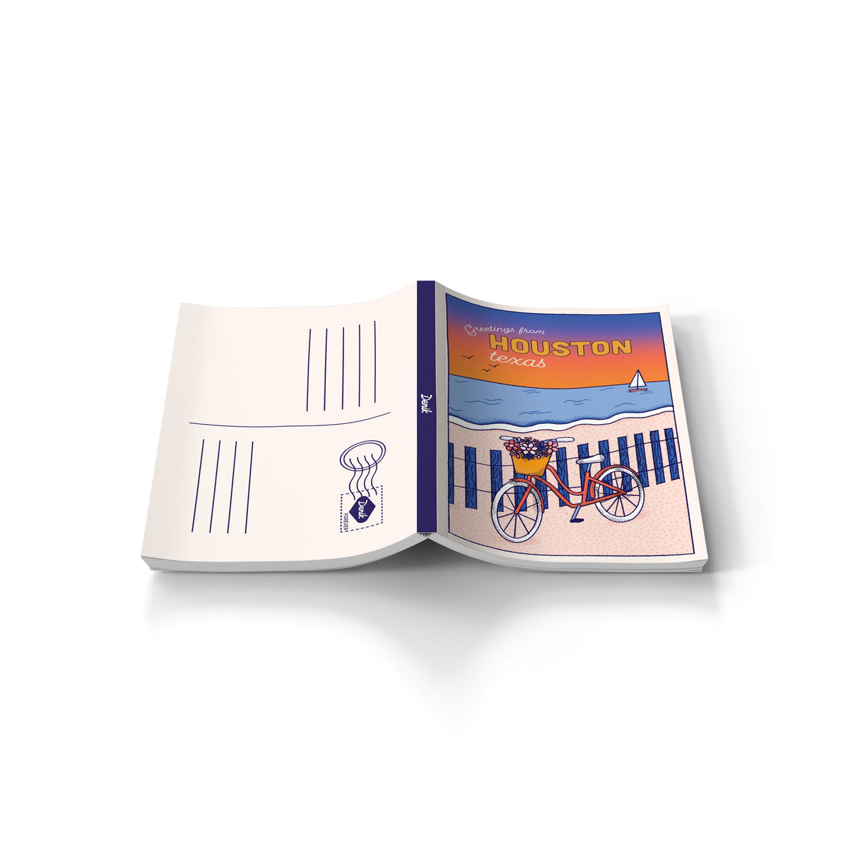 Greetings from Houston Texas Classic Layflat Notebook