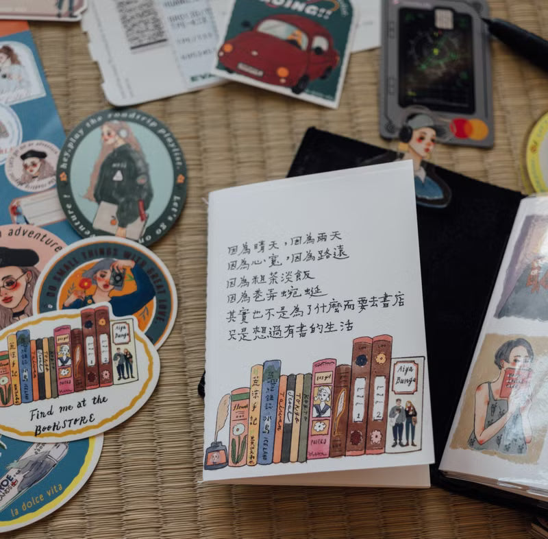 La Dolce Vita - Bookstore Life Passport Size Notebook