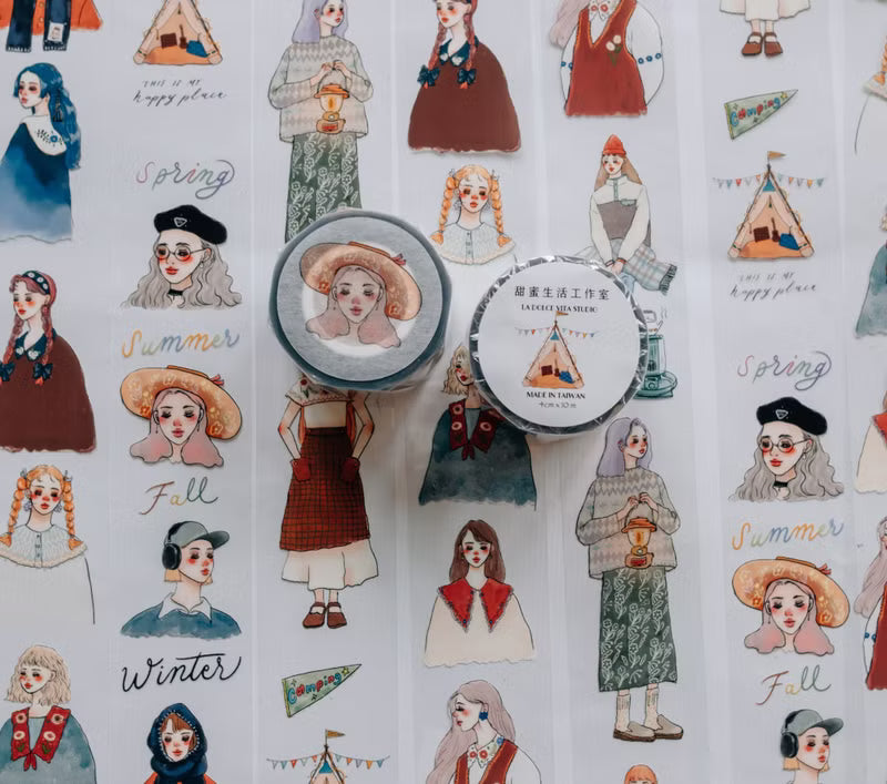 La Dolce Vita - Camping Life PET Tape
cooking, making fires, drinking tea;
Look at the stars in the dark night.
Let's embark on the journey of life together and
travel the way we love.
Spring, summer, autumn and winter, every day,
those shining and gentle days,
we must not forget them.
Product information:
PET tape
4 cm wide, 10 meters long, 90 cm long
Made in Taiwan