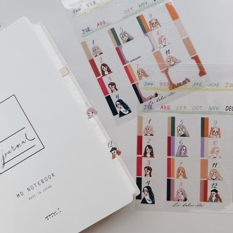 Completely transparent and precut so you can tear it off directly!
One sheet
A6 size 10 x 13 cm
Material: Transparent sticker with white ink on the sticker
Made in Taiwan