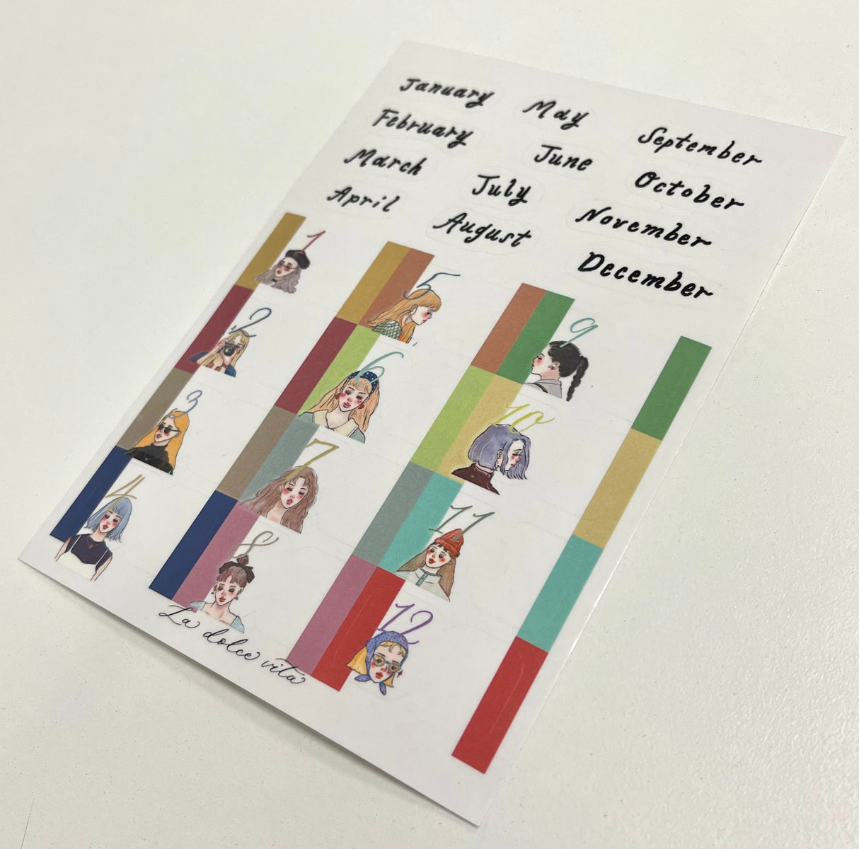 La Dolce Vita - Elegant Women Gallery Index Stickers