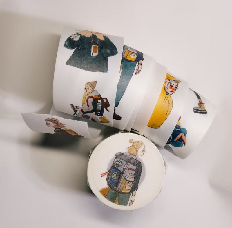 La Dolce Vita - Journey Washi Tape
I am on a distant journey.
In this life, the soul returns to the wilderness,
sleeping on the soft grassland,
bathing in the starlight, and
dreaming of the color of the sunset.