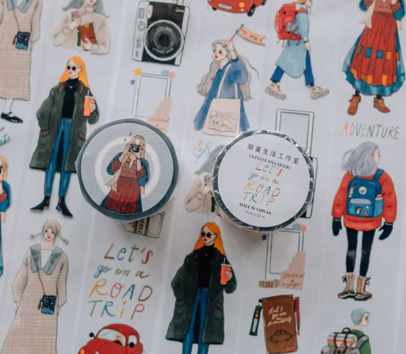 La Dolce Vita - Let's Go On A Road Trip PET Tape
Let's go on a road trip.
The scenery along the way is a gift of a lifetime.
Product information:
PET tape
4 cm wide, 10 meters long, 90 cm long
Made in Taiwan