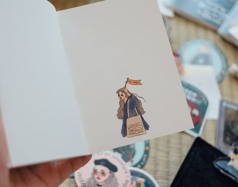 La Dolce Vita - Road Trip Passport Size Notebook