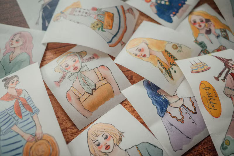 La Dolce Vita - Song Of A Hundred Flowers Washi Tape
Desolation is to welcome the
cold winter that will eventually pass,
and we will sing with the most tender mood and
wait for the time when the flowers will bloom again It is convenient to cut out the shape of the pattern according to your own needs.
Product information:
Matte Washi Tape with Release Paper
5 cm wide, 10 meters long, 90 cm long
Made in Taiwan