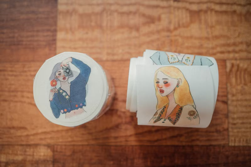 La Dolce Vita - Song Of A Hundred Flowers Washi Tape
Desolation is to welcome the
cold winter that will eventually pass,
and we will sing with the most tender mood and
wait for the time when the flowers will bloom again It is convenient to cut out the shape of the pattern according to your own needs.
Matte Washi Tape with Release Paper
5 cm wide, 10 meters long, 90 cm long
Made in Taiwan