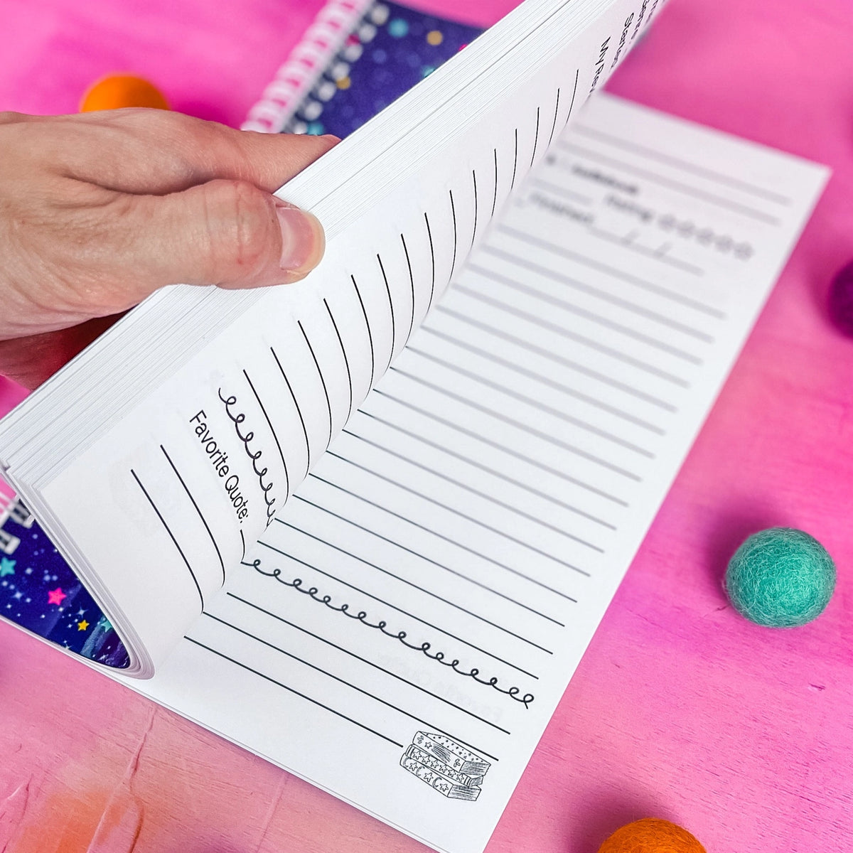 Keep track of your book reviews with this cute book review journal. There are 100 pages for different book reviews. Each review page includes the Title, Author, Start and Finish Dates, Star Rating, Favorite Quote area and your Review!
*DETAILS*
Size: 6x9"
Paper: 80lb interior paper
Wire coil binding
Gloss laminate cover