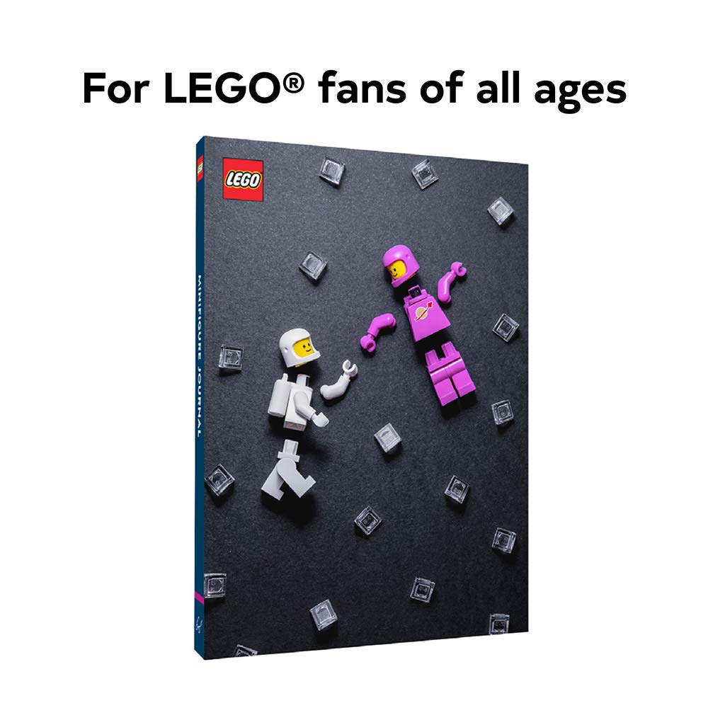 MINIFIGURES ARE THE HEART OF THE LEGO® BRAND: The Minifigure—the humble yellow character found in LEGO creations—has become a global icon. In this journal, the Minifigure gets its starring role.