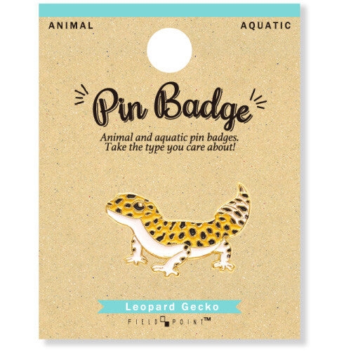 Leopard Gecko Pin Badge