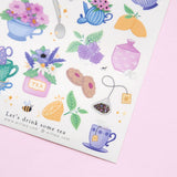 Let's Drink Some Tea Sticker Sheet