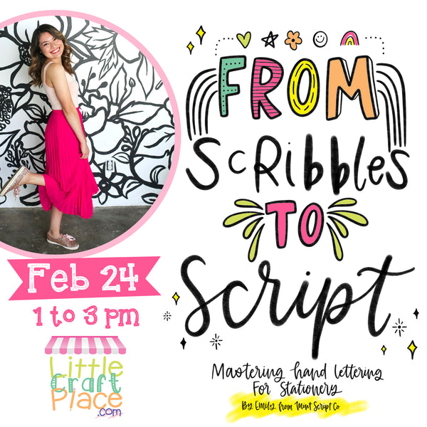 From Scribbles to Script: Mastering Hand Lettering for Stationery (FEB 24)
