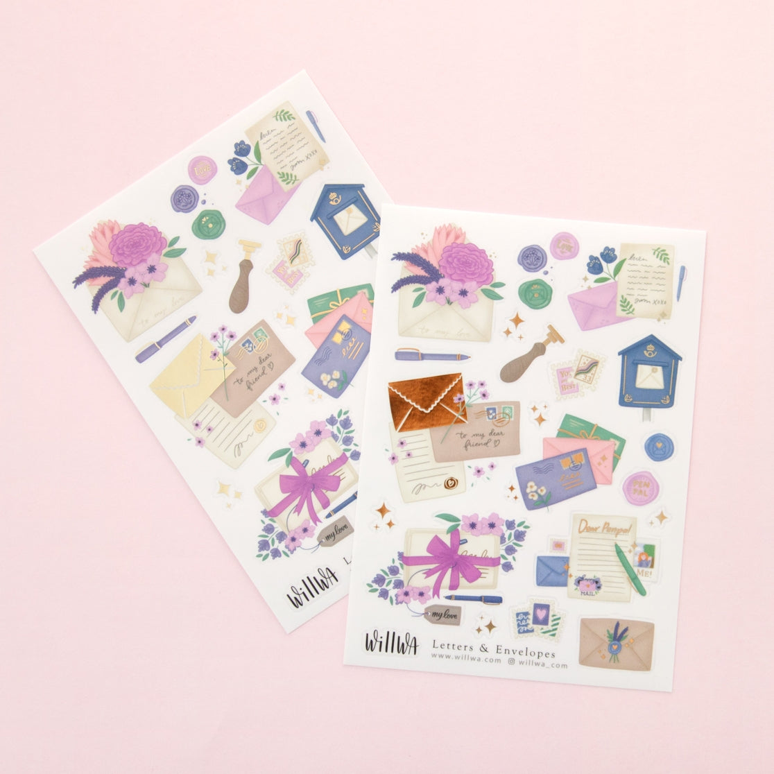 Letters & Envelopes Sticker Sheet