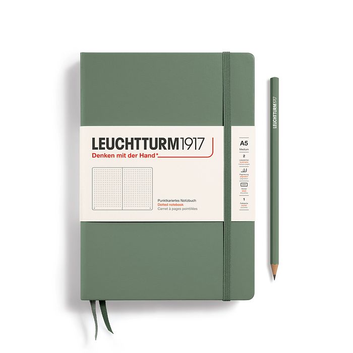 Leuchtturm1917 A5 Olive Hardcover Notebook