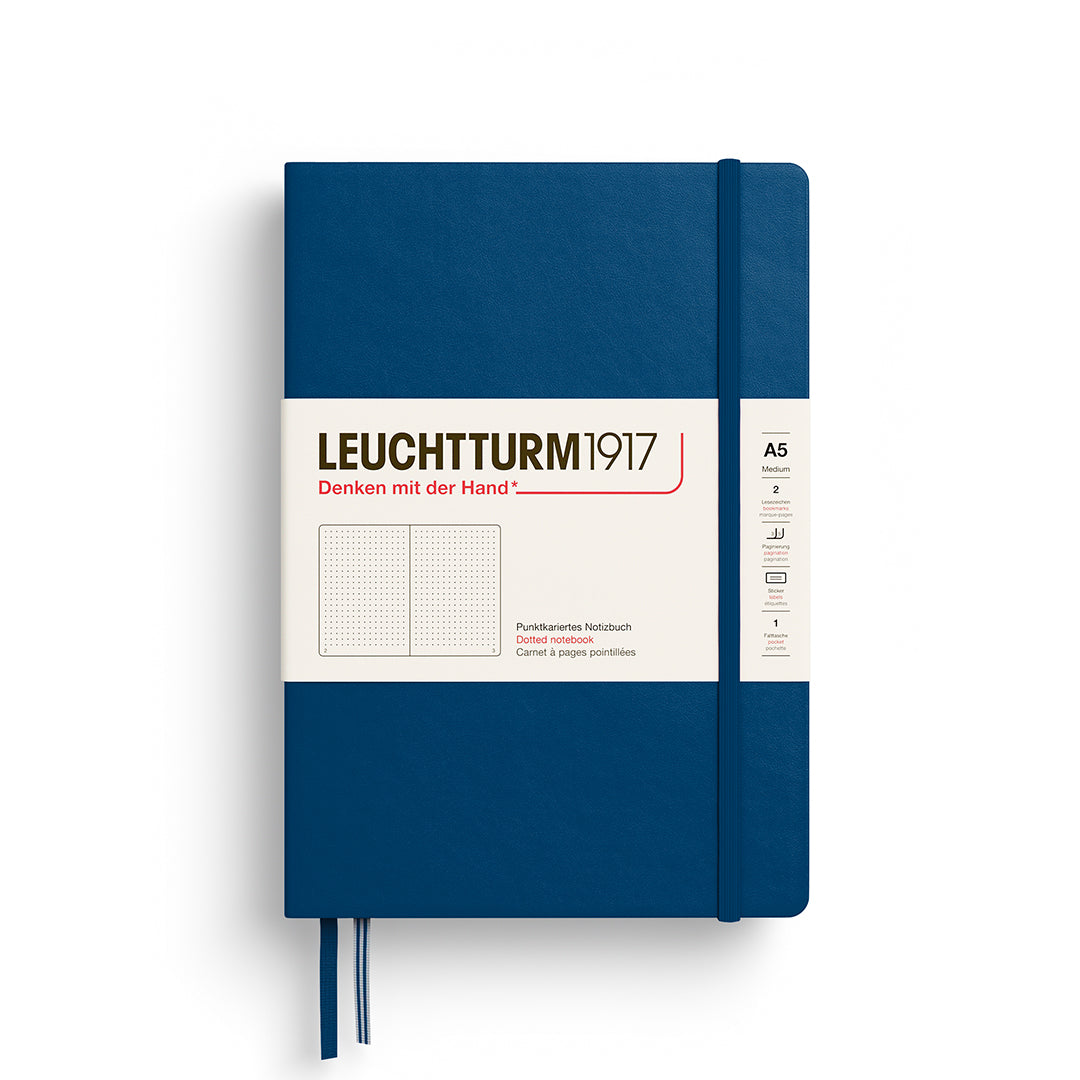 Leuchtturm1917 Hardcover Notebook Medium (A5) Indigo