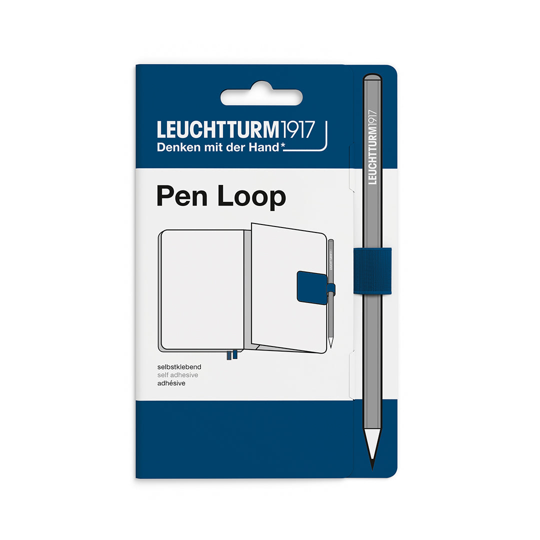 An essential accessory for any notebook.
The self-adhesive pen loops are made from sturdy elastic material. It can hold a pen, pencil, fountain pen or wax crayon, it is suitable for majority of common writing instruments. The self-adhesive loop is simply affixed to the inside back cover of your notebook, so you can carry your favorite pen with your notebook at all times.