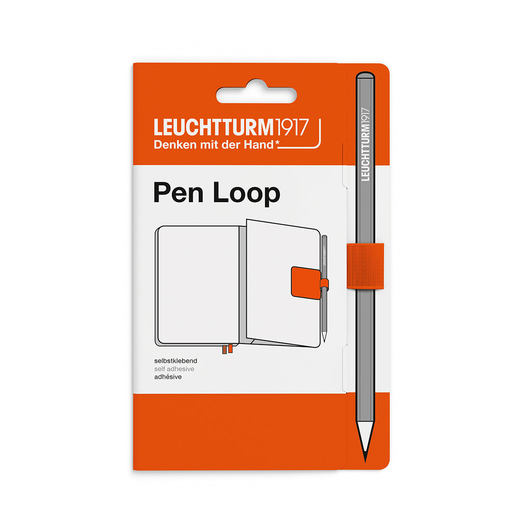 An essential accessory for any notebook.
The self-adhesive pen loops are made from sturdy elastic material. It can hold a pen, pencil, fountain pen or wax crayon, it is suitable for majority of common writing instruments. The self-adhesive loop is simply affixed to the inside back cover of your notebook, so you can carry your favorite pen with your notebook at all times.