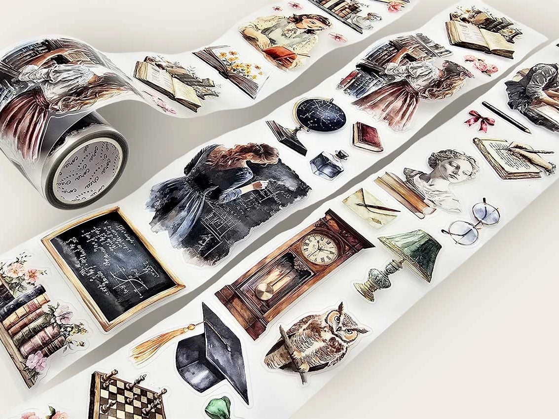 CoraCreaCrafts Light Academia PET Tape