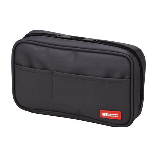 Lihit Lab Book Style Pen Case - Standard - Black