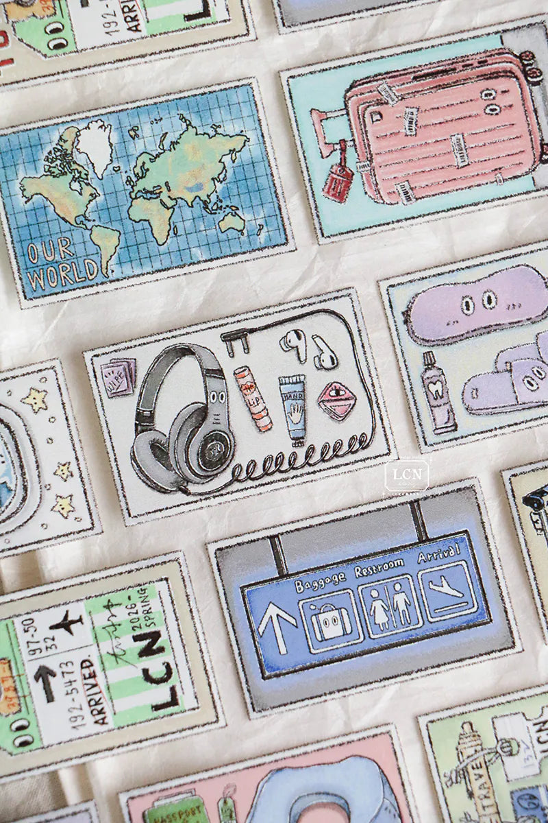 Lin Chia Ning PET Tape - When Travel
When travel color UV printing PET tape
Design by LinChiaNing
Made in Taiwan
PET tape.
Width: 5cm / Length: 10m
Loop: 100 cm
NOT pre-cut
Comes with one (1) roll of tape
Actual color might differ slightly from how it appears on screen due to differences in monitors