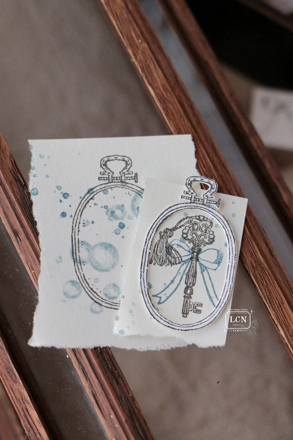 LCN Wooden Stamp - Embroidery Hoop