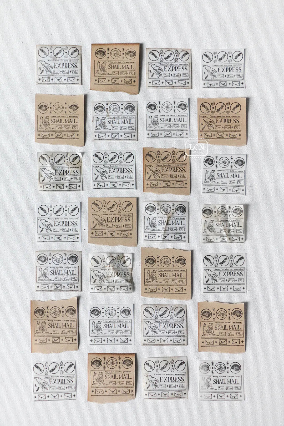 Lin Chia Ning Wooden Stamp - Postal Sign Set 1