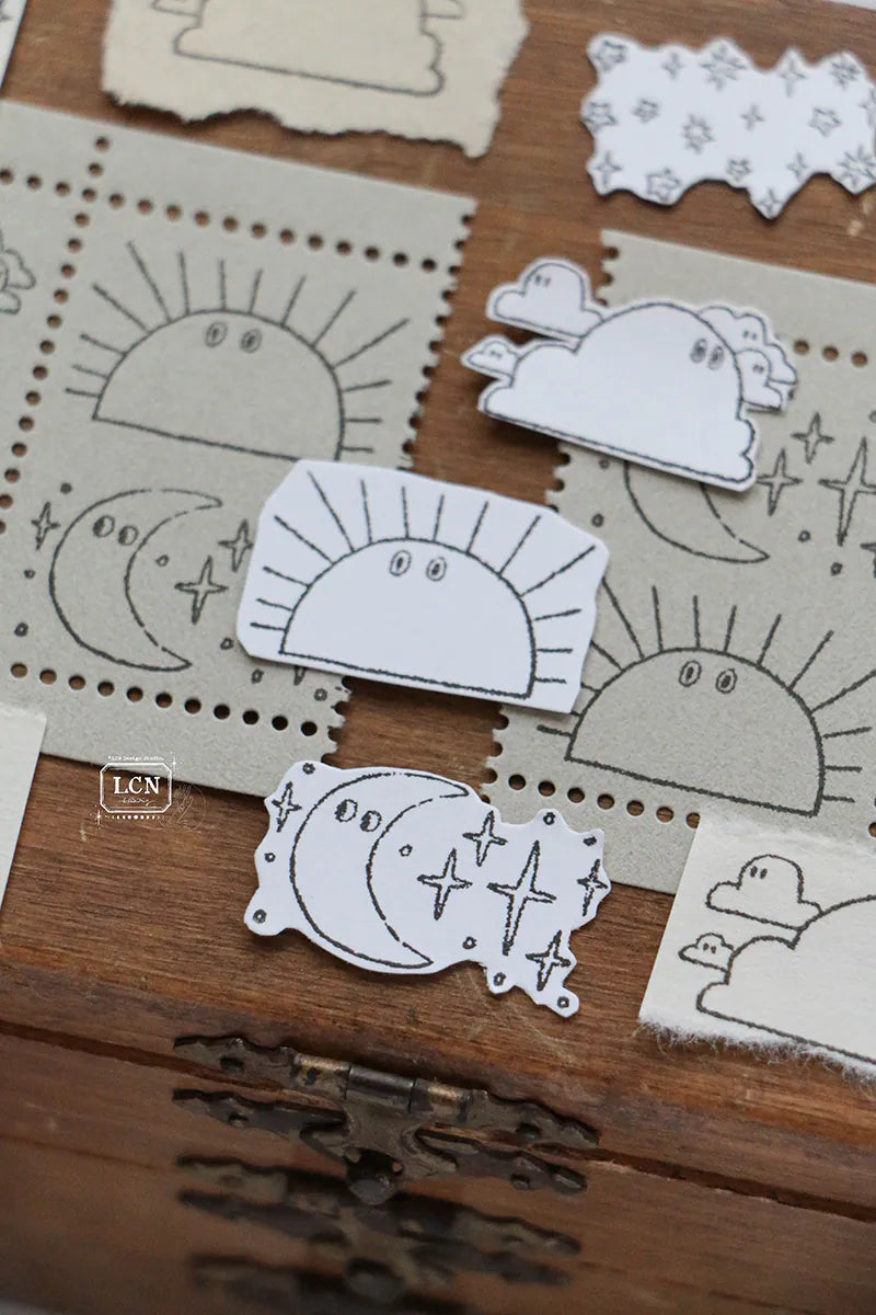 Lin Chia Ning Wooden Stamp Set - Weather
One (1) Weather Stamp Set. Includes 4 stamps.
Size: 2 x3 x 2.5 cm *4
Material: Compressed wood handle rubber stamp