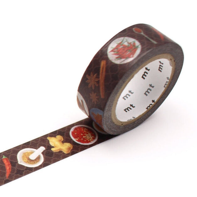Lined Up Spices Washi Tape