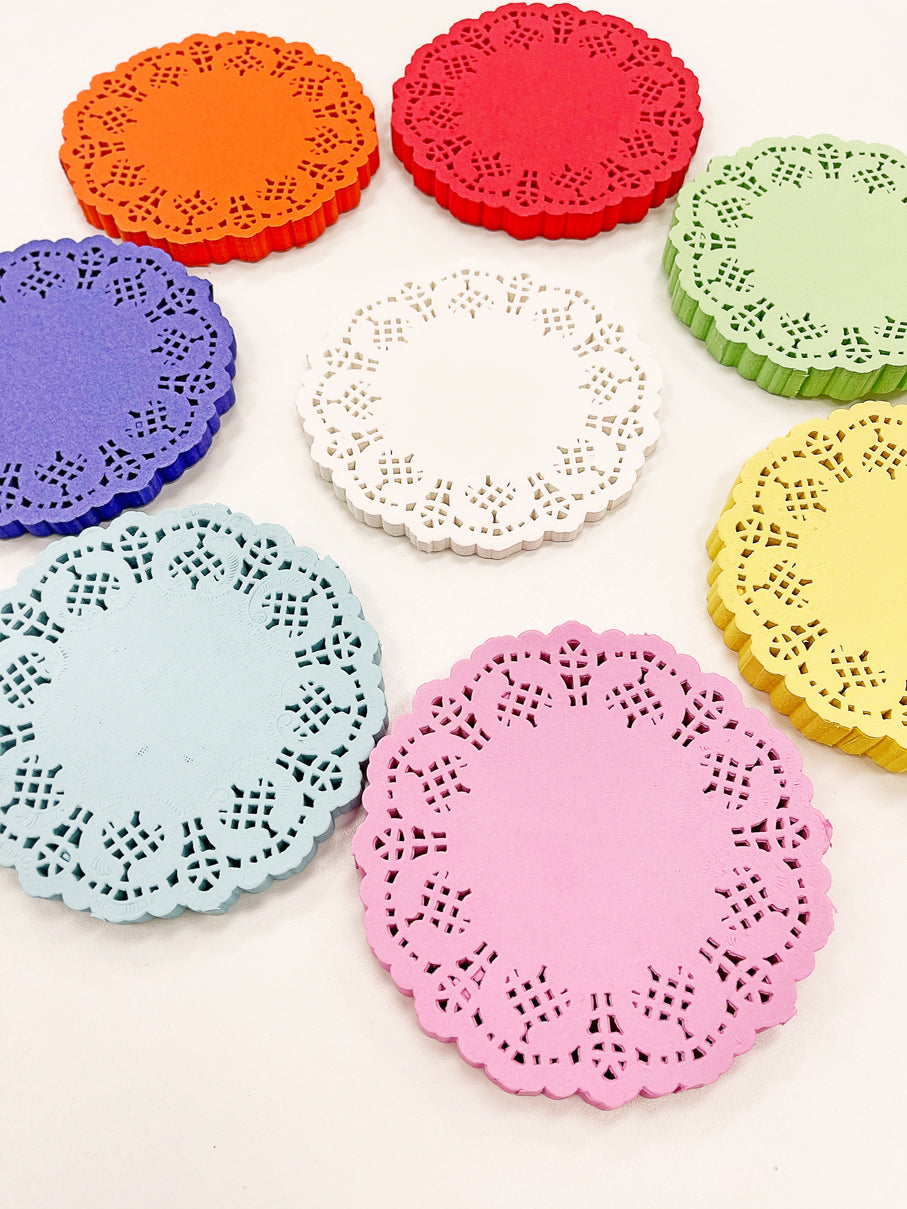 Doily Pink Fairy 4.5" Doilies 100ct